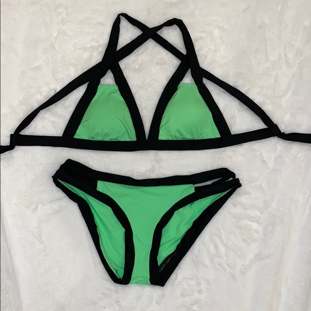 Green bikini